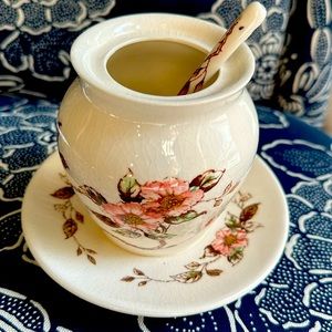 Nasco Springtime Jelly service w/ spoon 1940’s Japan?